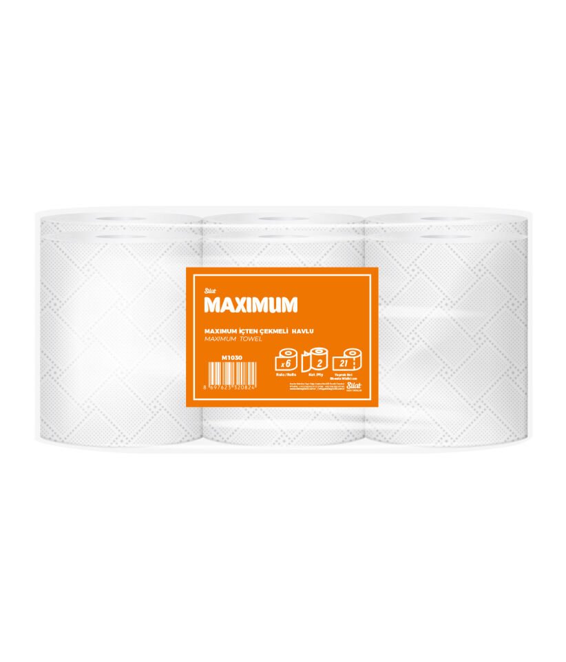 Maximum İçten Çekmeli Havlu 2,5 Kg 6 Rulo